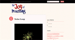 Desktop Screenshot of joyofprocessing.com